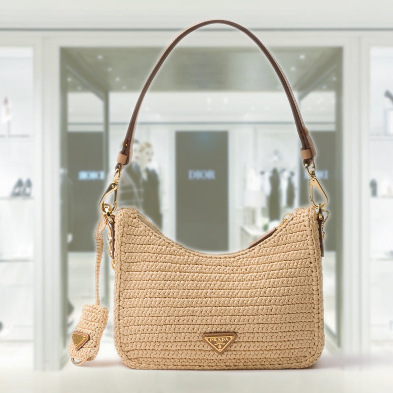 Prada Re-edition crochet mini-bag