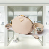 Leather mini shoulder bag
