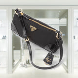 Re-Edition 2002 Re-Nylon and brushed leather shoulder bag