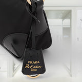 Re-Edition 2002 Re-Nylon and brushed leather shoulder bag