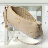 Re-Edition 2002 Re-Nylon and brushed leather shoulder bag