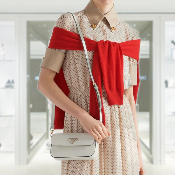 Saffiano leather mini-bag
