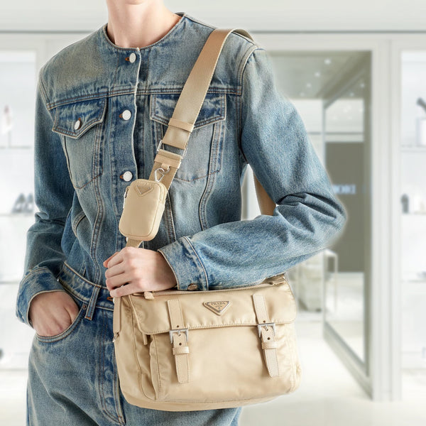 Re-Nylon shoulder bag