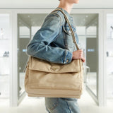 Re-Nylon large padded shoulder bag