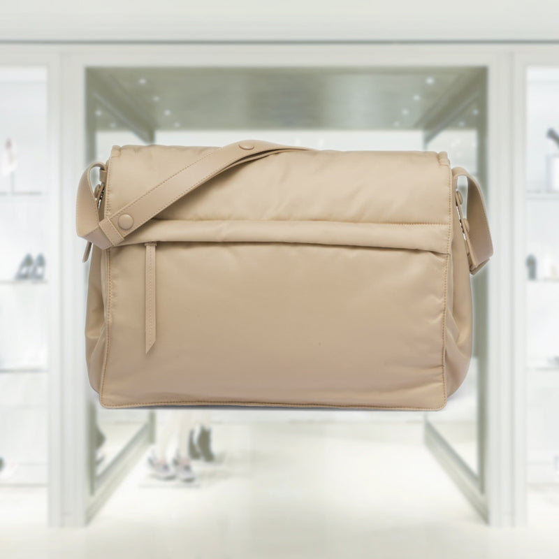 Re-Nylon large padded shoulder bag