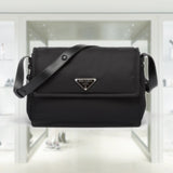 Medium padded Re-Nylon shoulder bag