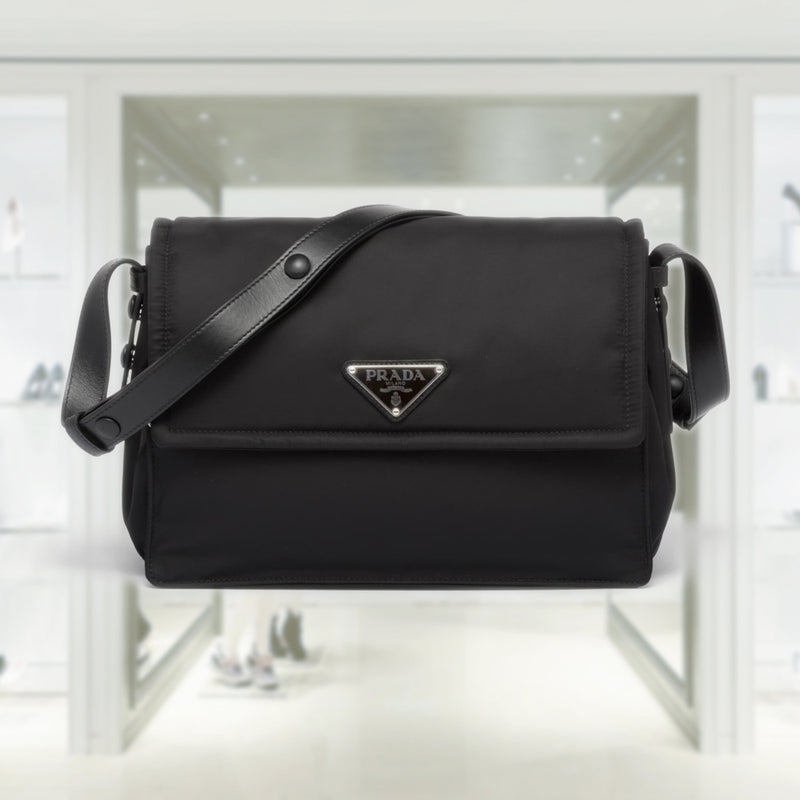 PRADA Medium padded Re-Nylon shoulder bag