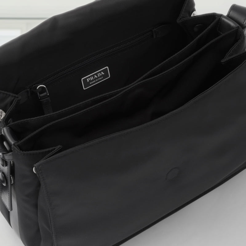 Medium padded Re-Nylon shoulder bag