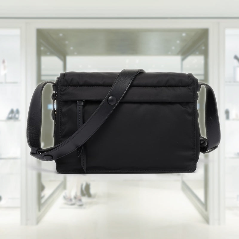 Small padded Re-Nylon shoulder bag