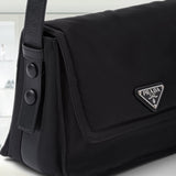 Small padded Re-Nylon shoulder bag