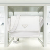 Small padded Re-Nylon shoulder bag
