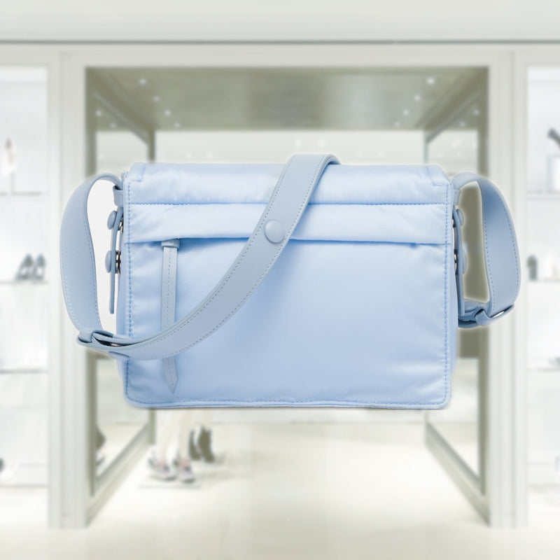 Small padded Re-Nylon shoulder bag