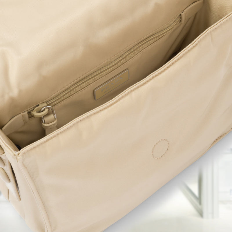 Small padded Re-Nylon shoulder bag