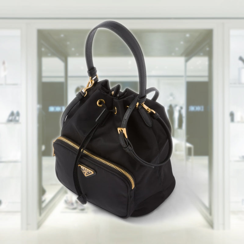 Prada Duet Re-Nylon bucket bag