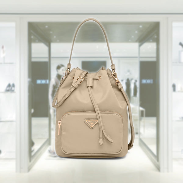 【PRADA】DUET◆リナイロン◆バケットバッグ◆1BH038VUOORV44 pr-2404-