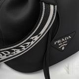 Leather bucket bag