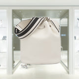 Leather bucket bag