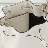 Leather bucket bag