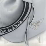 Leather bucket bag