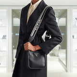 Leather mini shoulder bag
