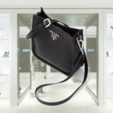 Leather mini shoulder bag