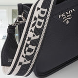 Leather mini shoulder bag