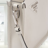 Leather mini shoulder bag