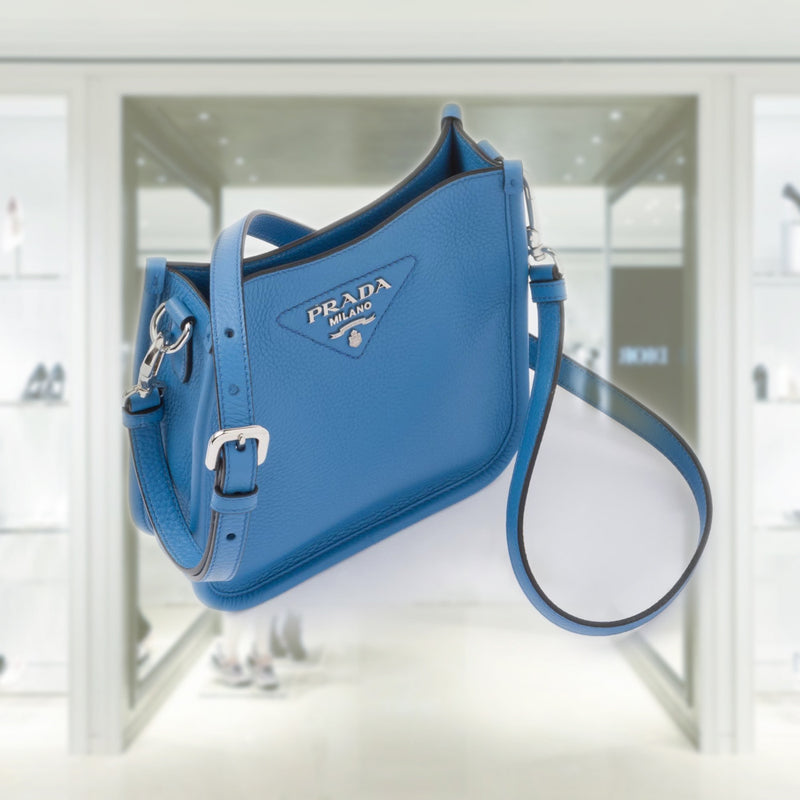 Leather mini shoulder bag