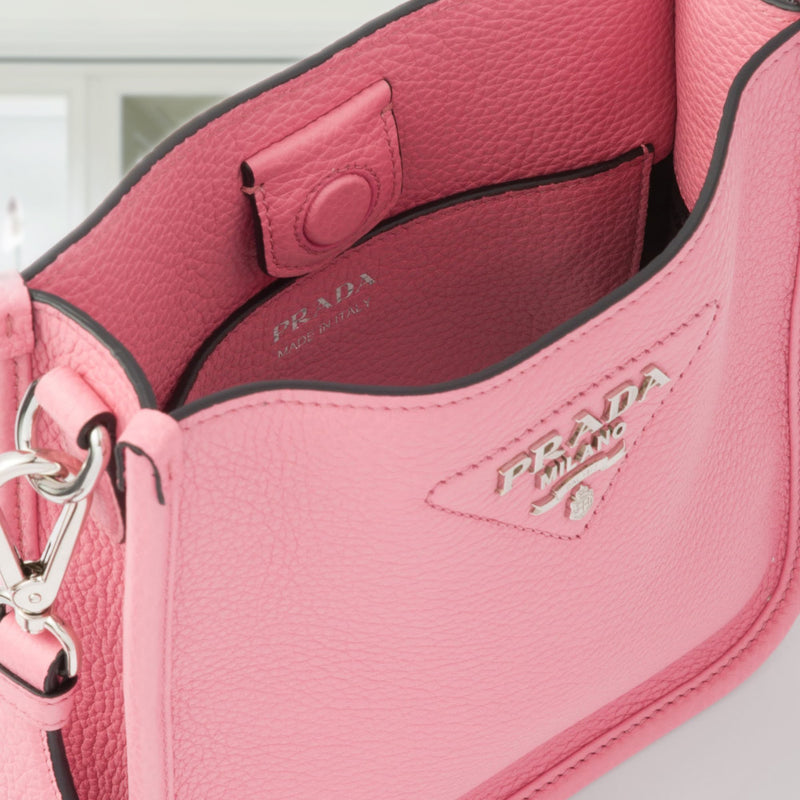 Leather mini shoulder bag