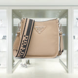 Leather mini shoulder bag