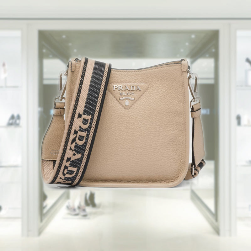 Leather mini shoulder bag