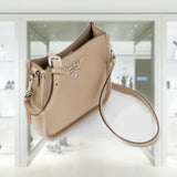 Leather mini shoulder bag