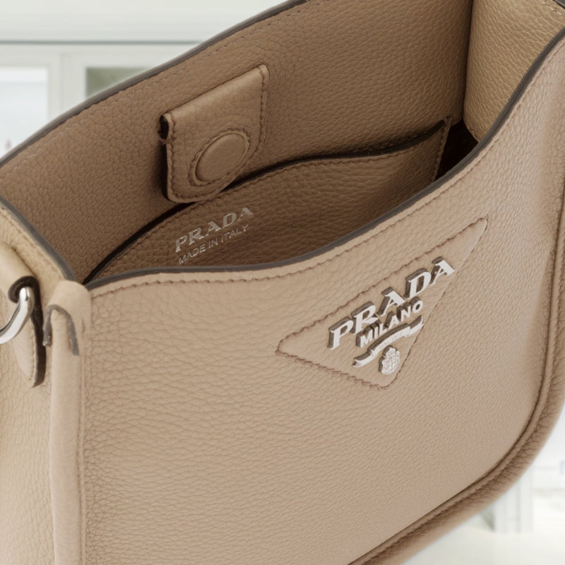 Leather mini shoulder bag