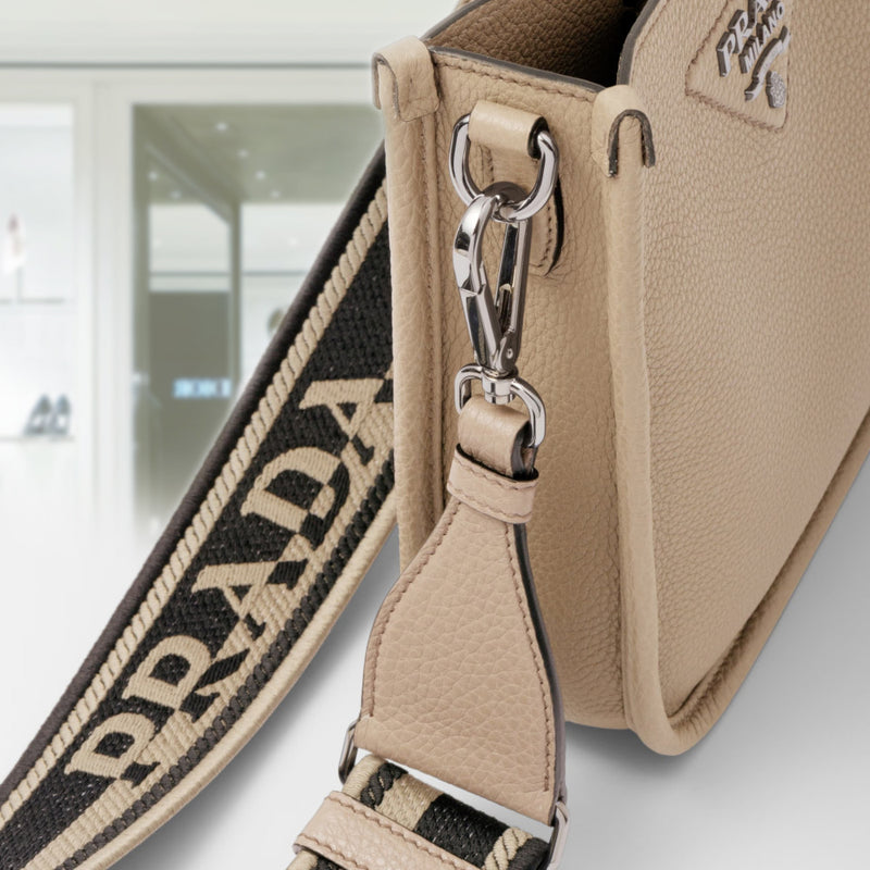 Leather mini shoulder bag
