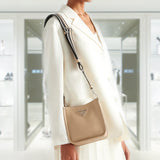 Leather mini shoulder bag