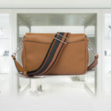 Leather shoulder bag