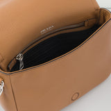 Leather shoulder bag