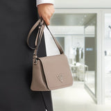 Leather shoulder bag