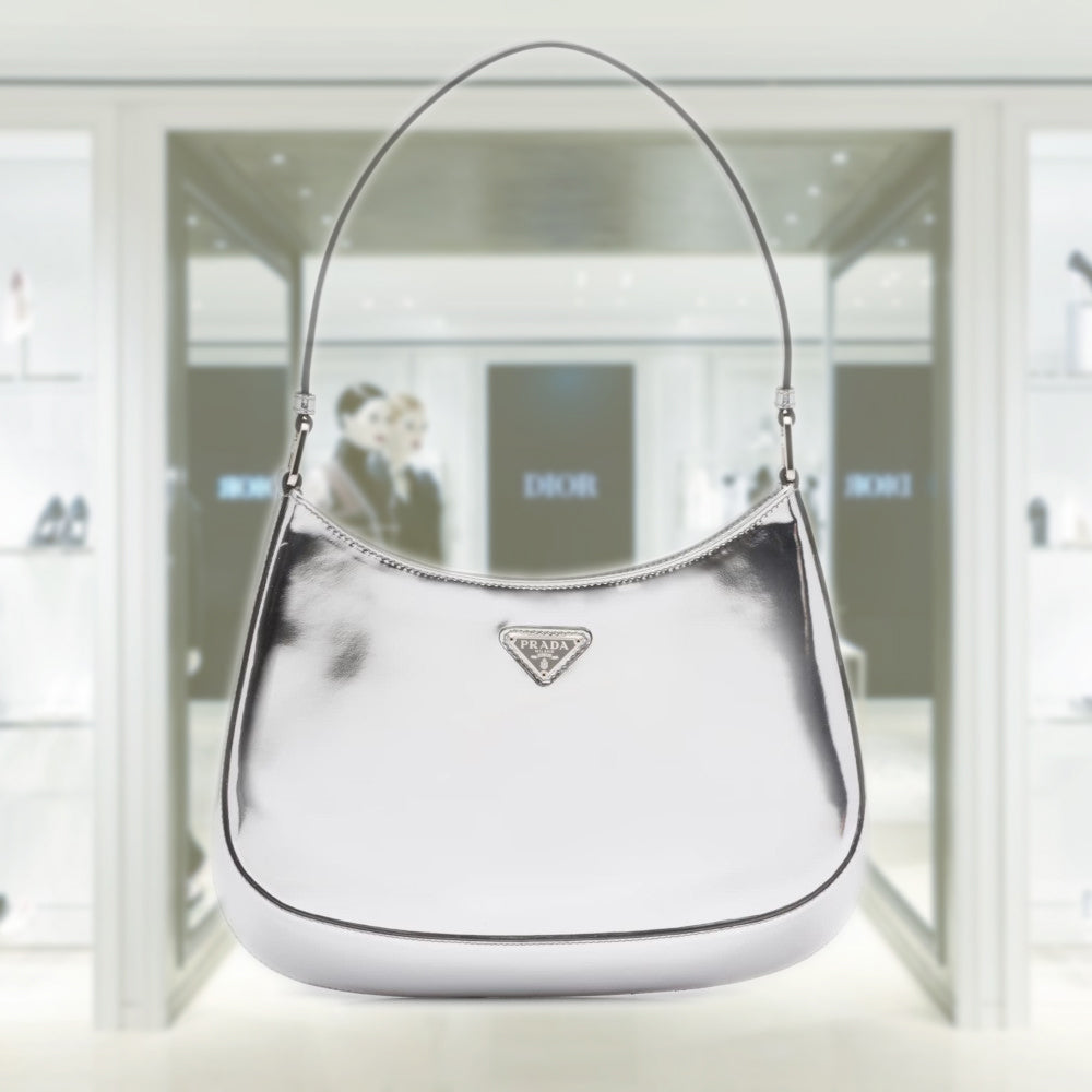 PRADA Prada Cleo brushed leather shoulder bag