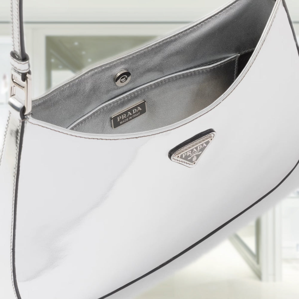 【PRADA】CLEO BRUSHED LEATHER HOBO BAG Prada Cleo Brushed Leather Shoulder Bag | Saks Fifth Avenue