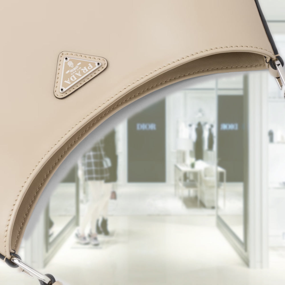 PRADA Prada Cleo brushed leather shoulder bag
