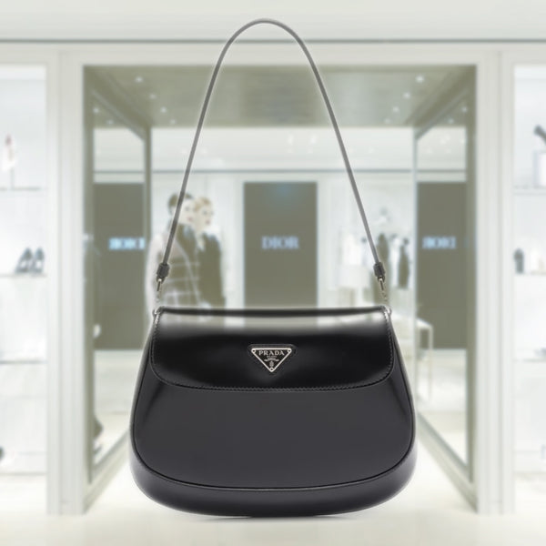 ショルダーバッグ・ポシェット PRADA | Prada Cleo brushed leather shoulder bag with flap Prada Cleo Brushed Leather Shoulder Bag | Saks Fifth Avenue