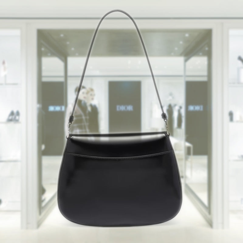 PRADA Prada Cleo brushed leather shoulder bag with flap