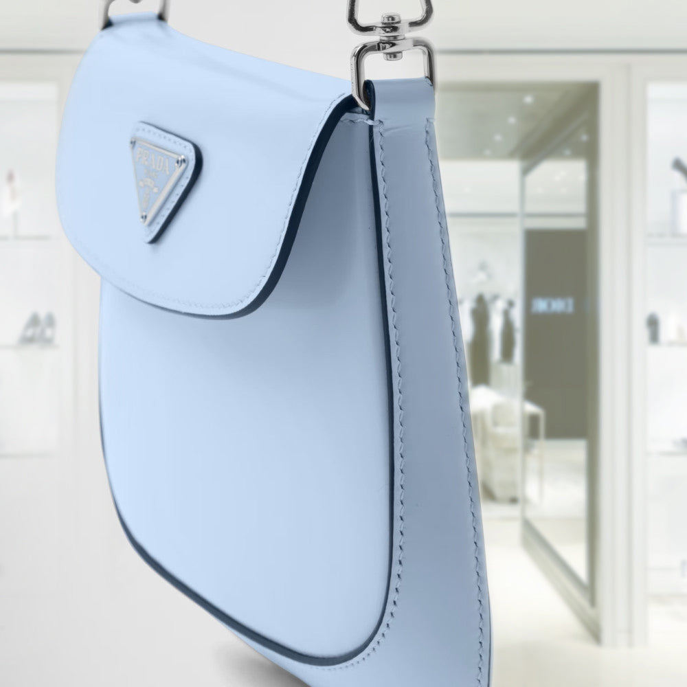 PRADA Prada Cleo brushed leather mini bag PRADA Prada Cleo brushed leather mini bag