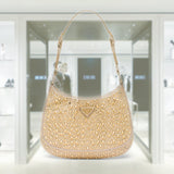 Prada Cleo satin bag with crystals