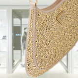 Prada Cleo satin bag with crystals