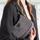 Prada Cleo satin bag with crystals