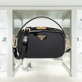 Prada Odette patent leather mini-bag