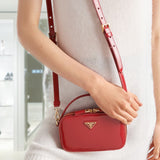 Prada Odette patent leather mini-bag