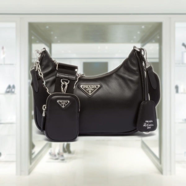 PRADA Padded nappa-leather Prada Re-Edition 2005 shoulder